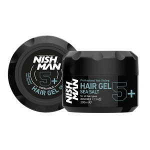 Żel do stylizacji włosów Nishman Styling Gel Ultra Hold 5+ Sea Salt 300 ml