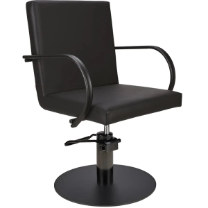 FOTEL FRYZJERSKI PIK C1 P-7/DYSK CZARNY (48H)