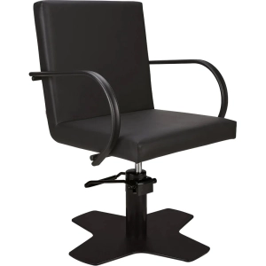 FOTEL FRYZJERSKI PIK C1 P-7/CROSS CZARNY (48H)