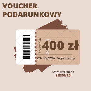 Voucher podarunkowy w kwocie 400 zł