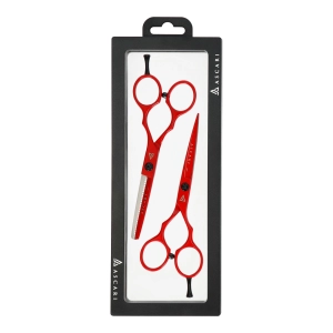 Ascari Japan APEX RED Zestaw nożyczki + degażówki