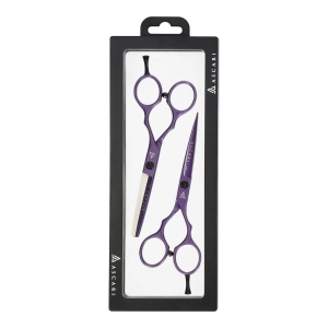 Ascari Japan APEX VIOLET  Zestaw nożyczki + degażówki