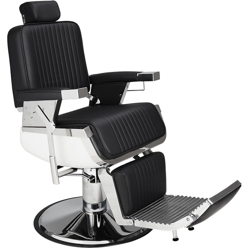Fotel Barberski LORD Ayala 48h - czarny